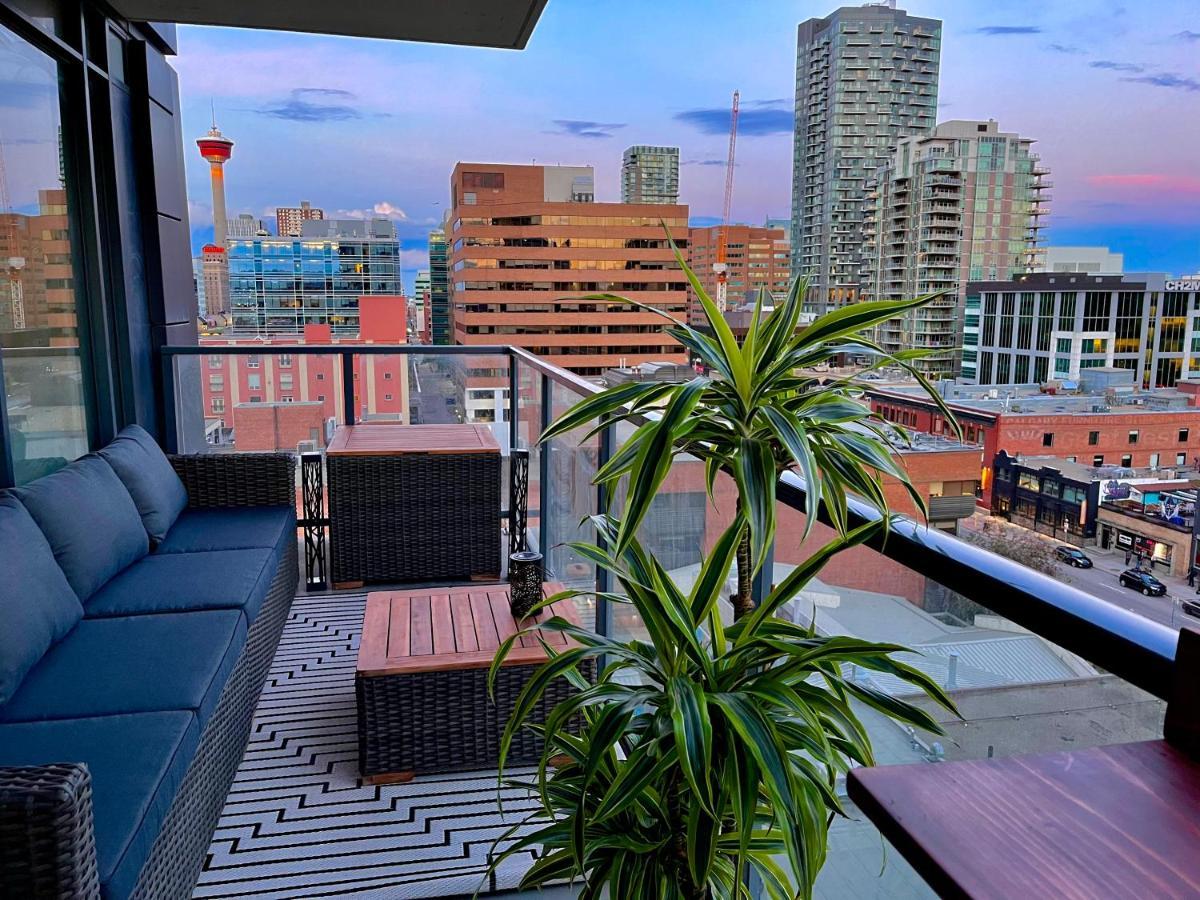 YYC Luxury Dt, 2 Bedroom Deal, Private Balcony, Full Kitchen, Gym - Free Parking מראה חיצוני תמונה